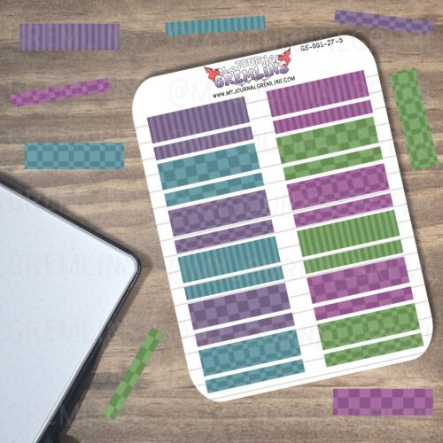 Colorful Washi Strip Stickers