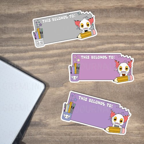 This Belongs To Die Cut Stickers