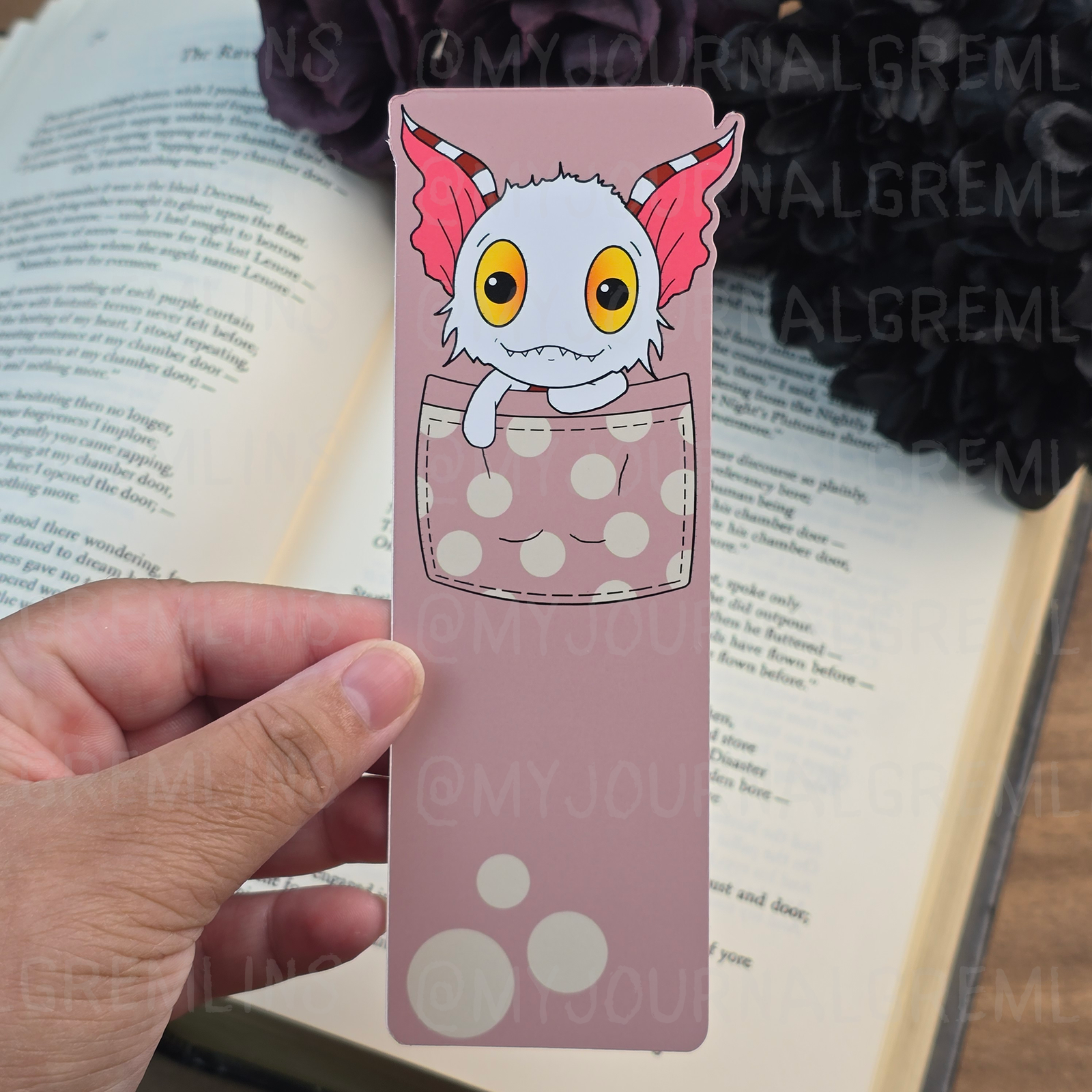 Whisper My Pocket Gremlin Bookmark