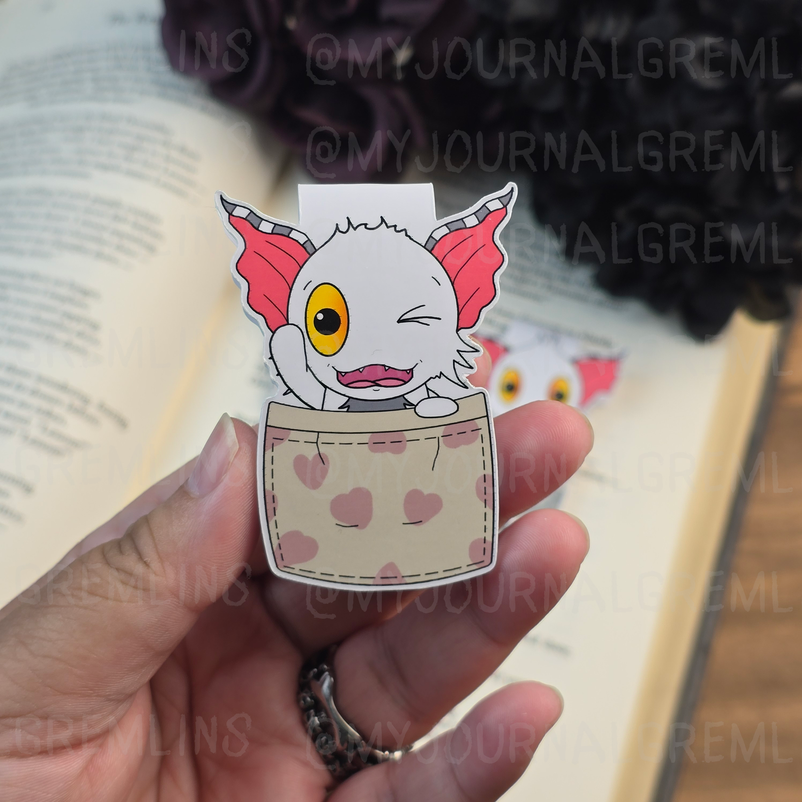 Grimmie My Pocket Gremlin Magnetic Bookmark - Image 2