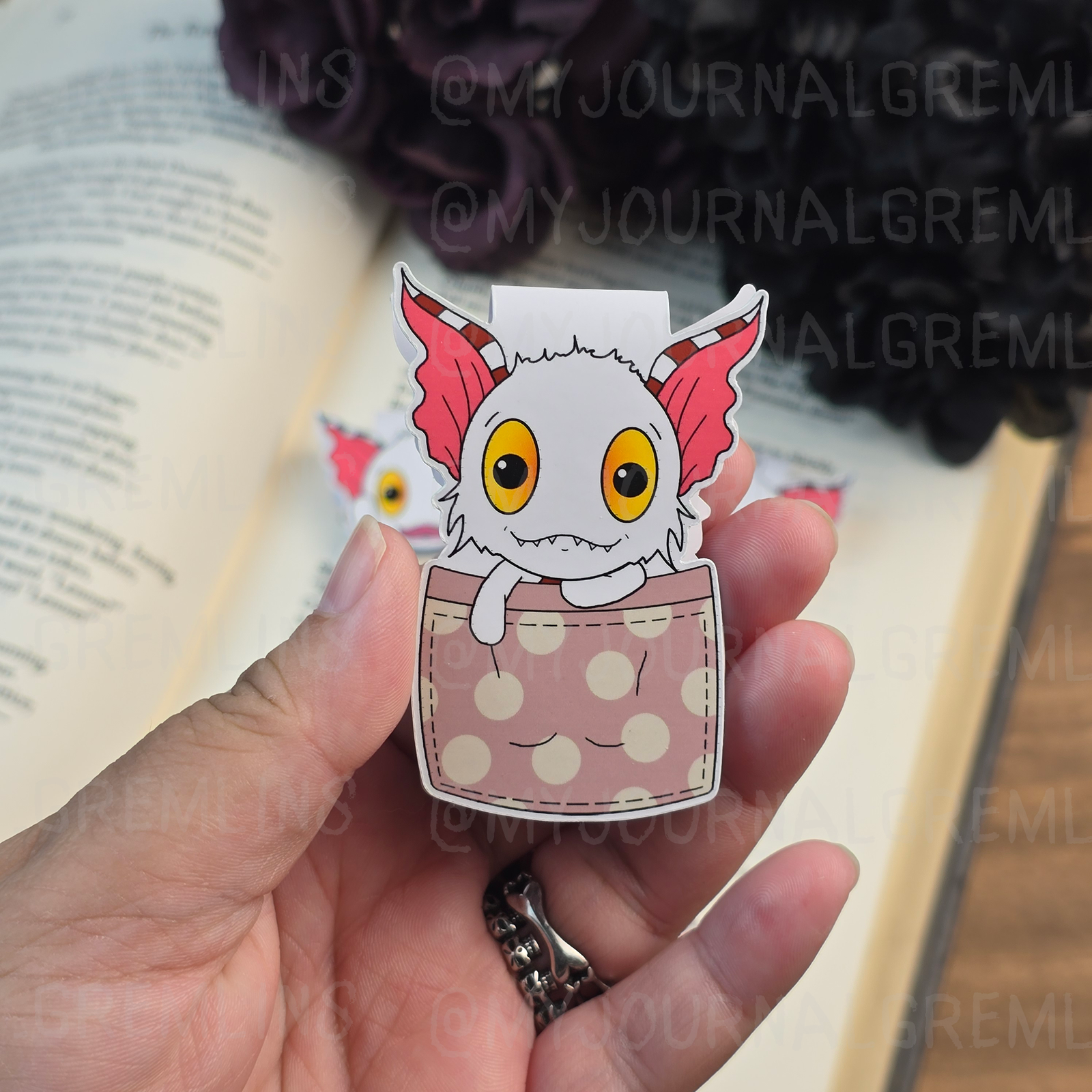 Whisper My Pocket Gremlin Magnetic Bookmark - Image 2