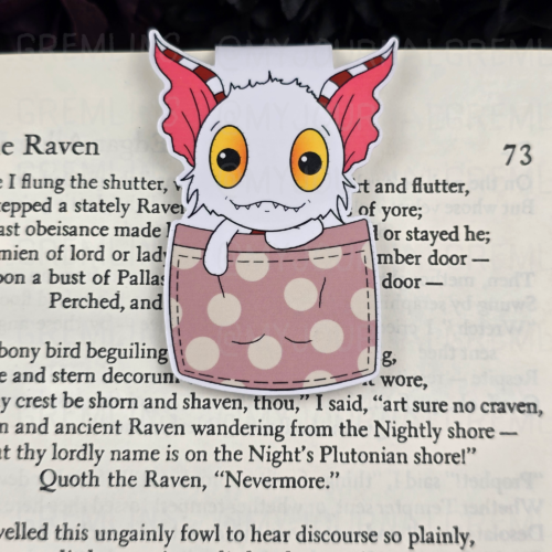 Whisper My Pocket Gremlin Magnetic Bookmark