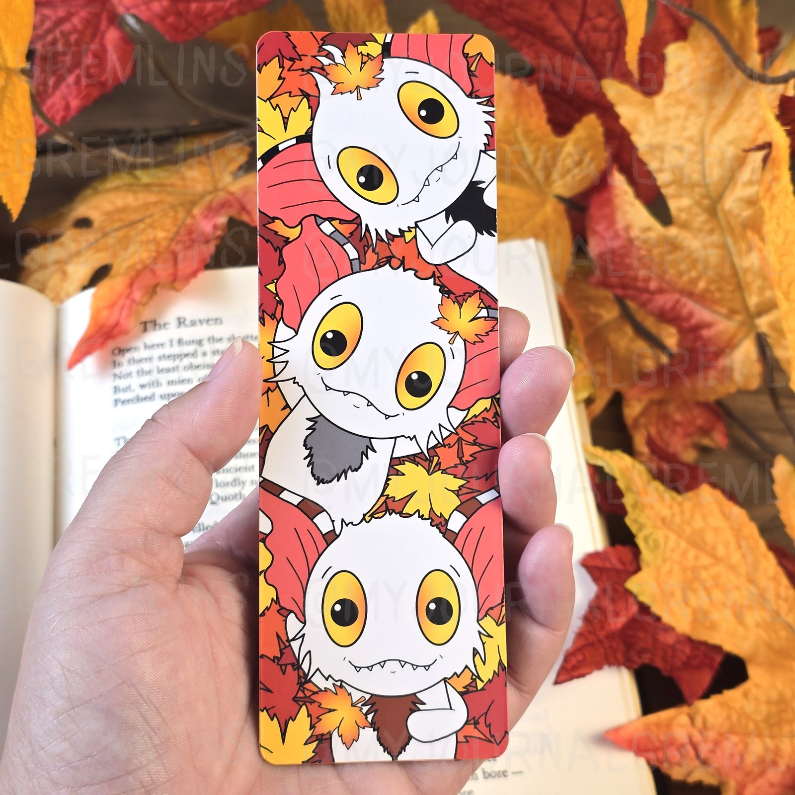 Autumnly Gremlins Bookmark - Image 2