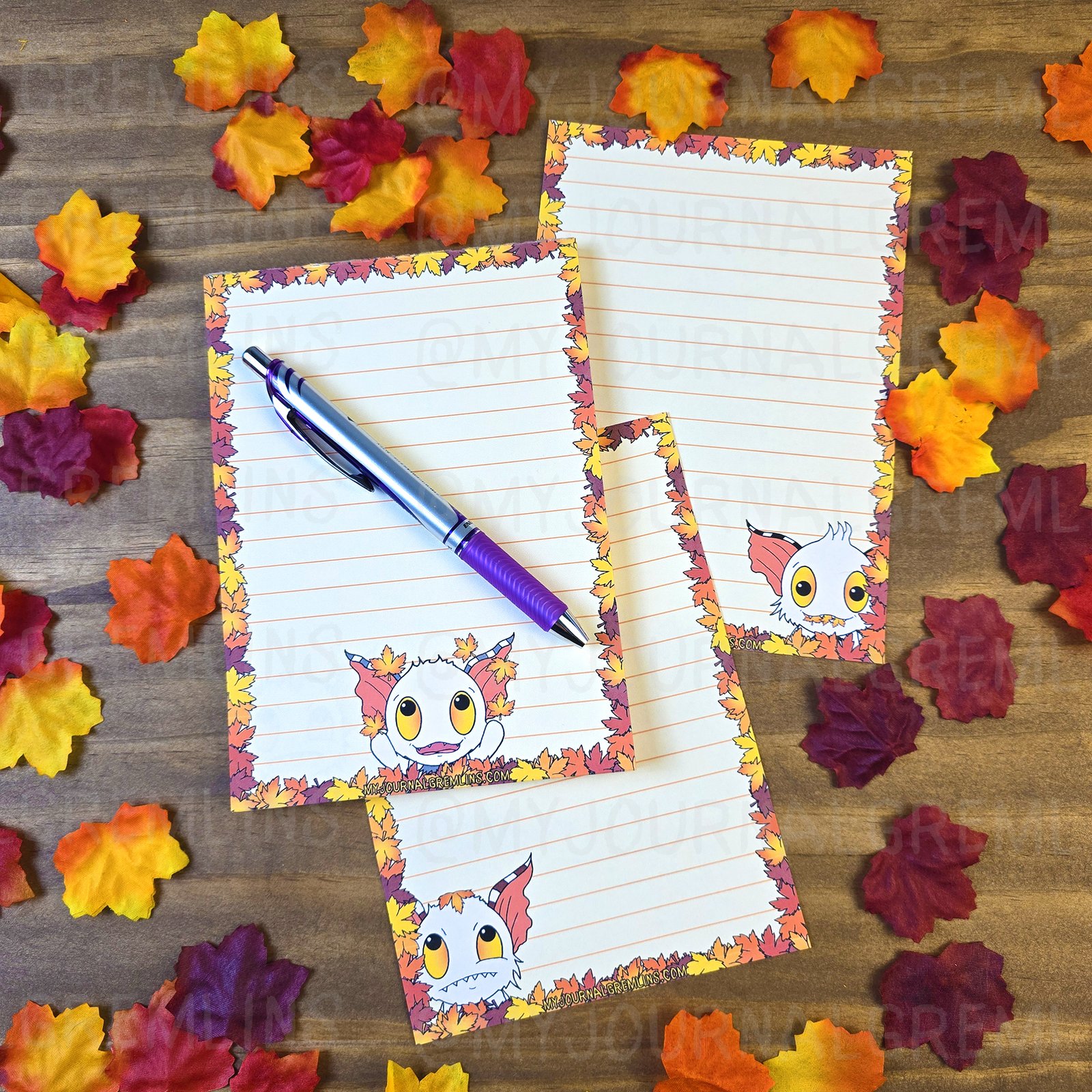 Autumnly Gremlins Notepad